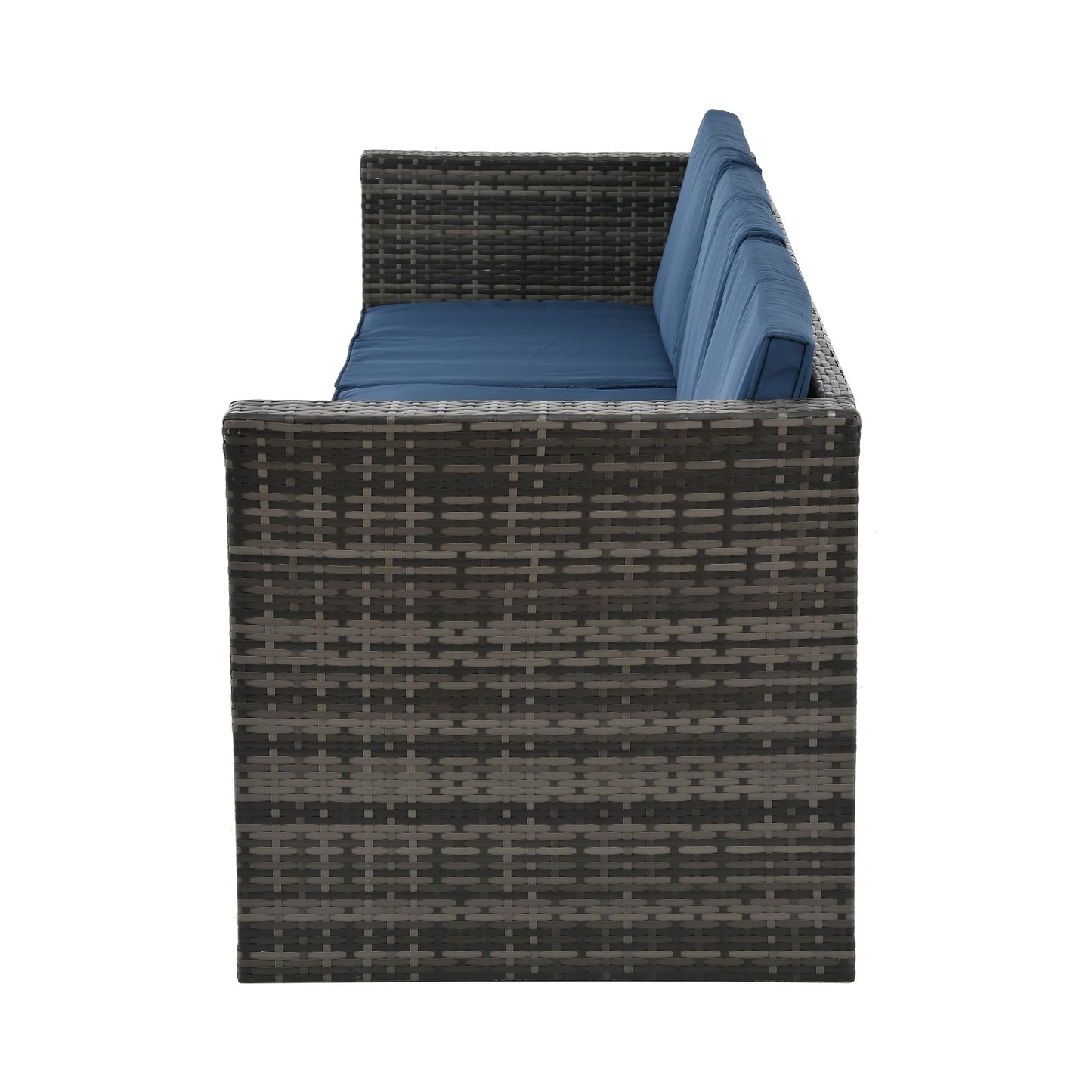 Patio Furniture, Outdoor Furniture, Seasonal PE Wicker Furniture,5 Set Wicker Furniture With Plywood