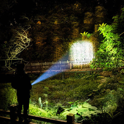 Outdoor Portable Bright Focusing Flashlight