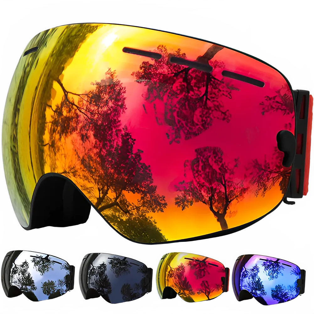 Premium Ski Goggles UV400 Anti-Fog Eyewear