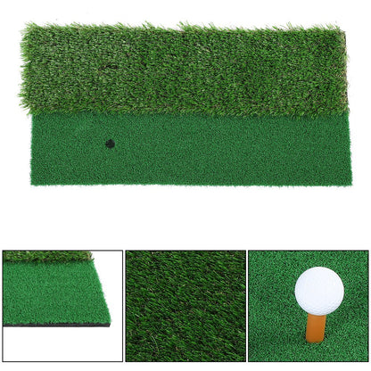 Multi Surface Golf Hitting Mat 30x60cm Indoor Outdoor Golf Swing Practice Grass Mat