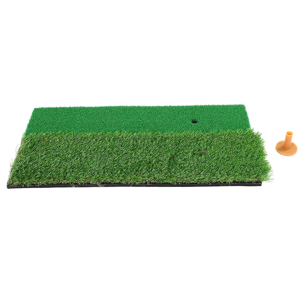 Multi Surface Golf Hitting Mat 30x60cm Indoor Outdoor Golf Swing Practice Grass Mat