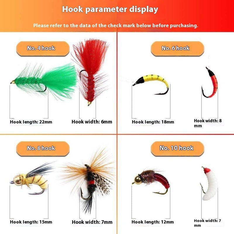 Fly Hook Micro Lure Suit Bionic Lure Sequins