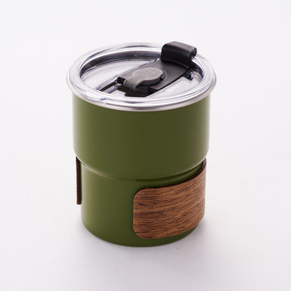 Small stackable 300ML Outdoor Anti-scald Camping Cup 304 Stainless Steel Water Cup