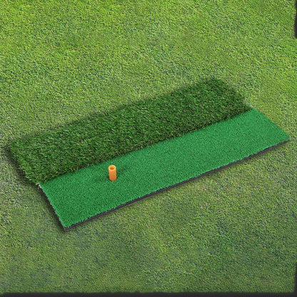 Multi Surface Golf Hitting Mat 30x60cm Indoor Outdoor Golf Swing Practice Grass Mat